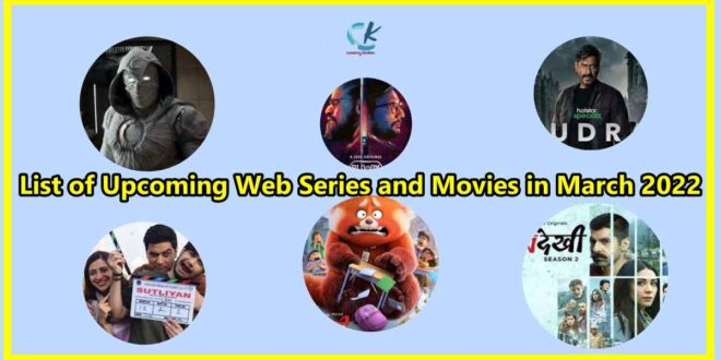 List of Upcoming Web Series and Movies
