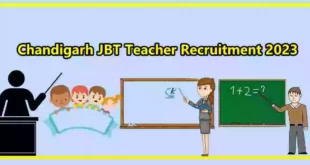 Chandigarh JBT Teacher Recruitment 2023